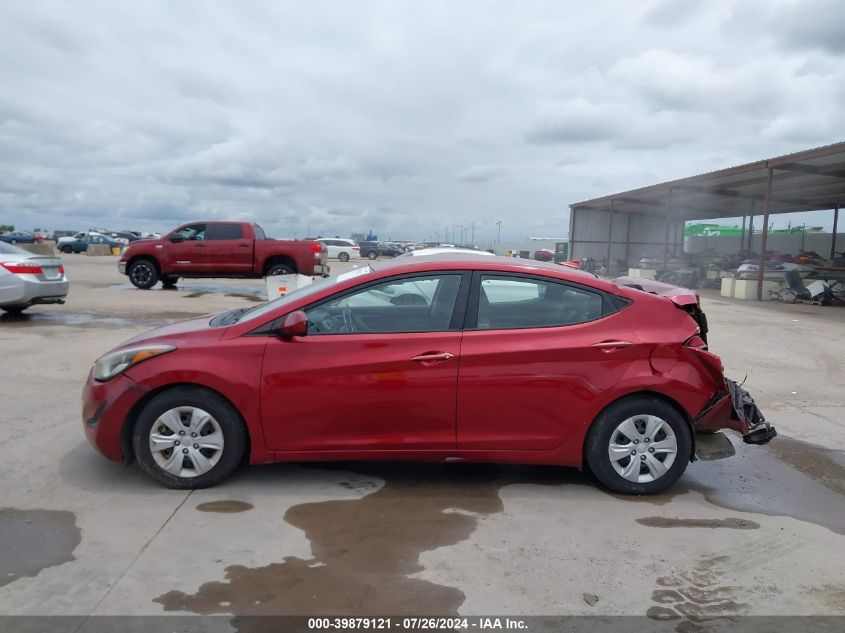 2016 Hyundai Elantra Se VIN: 5NPDH4AE7GH703457 Lot: 39879121