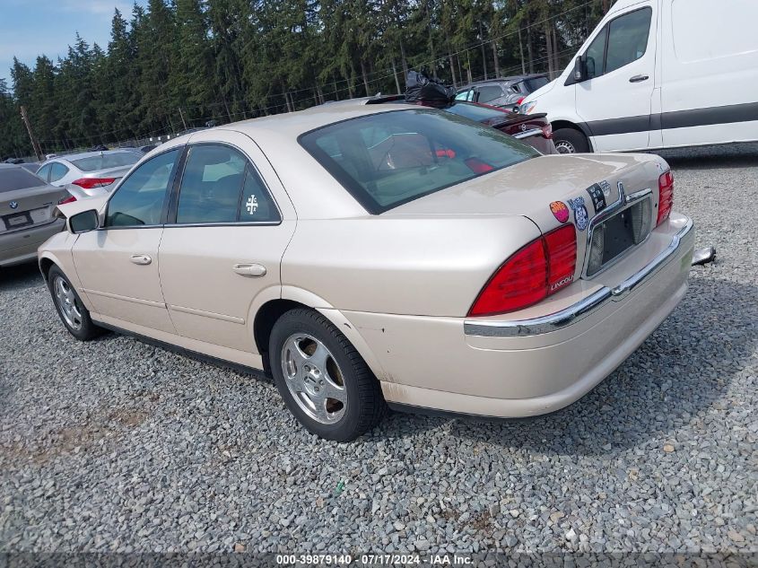 2000 Lincoln Ls VIN: 1LNHM87A6YY849580 Lot: 39879140