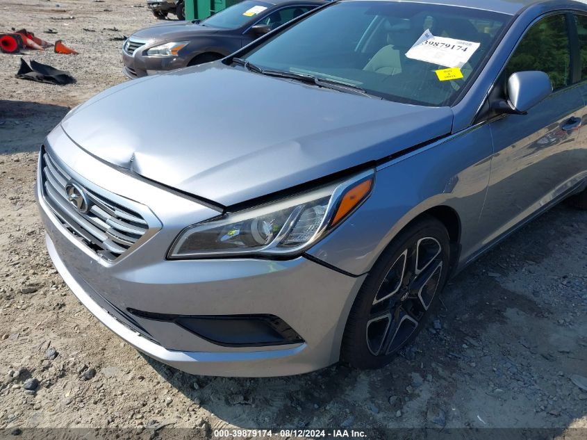 2017 Hyundai Sonata Se VIN: 5NPE24AF1HH510141 Lot: 39879174