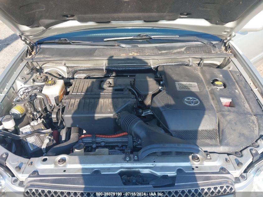 2006 Toyota Highlander Hybrid Limited V6 VIN: JTEDW21A160002878 Lot: 39879190