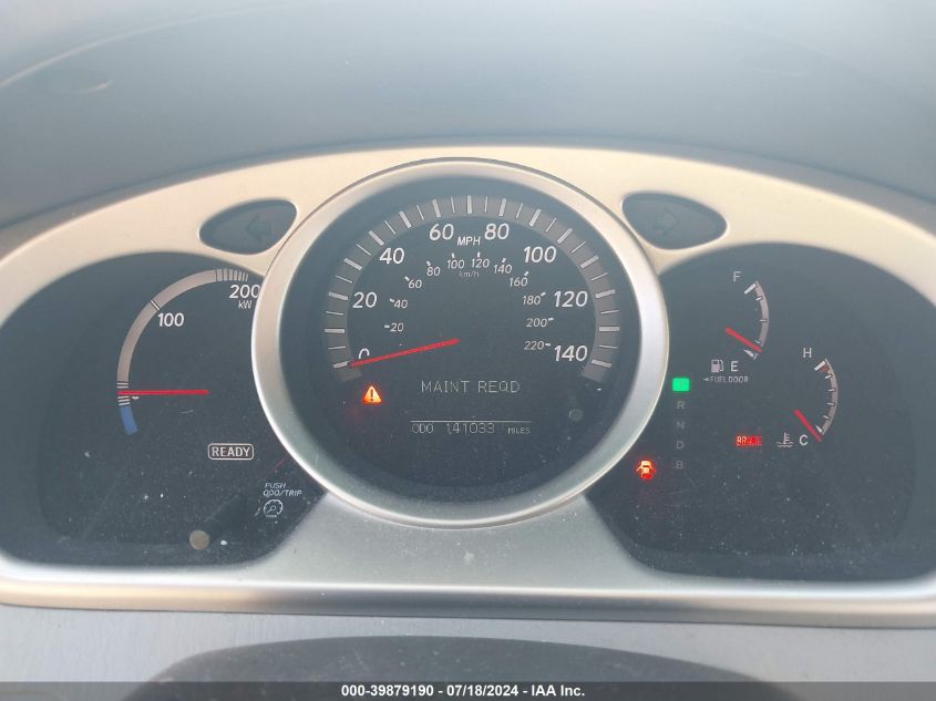 2006 Toyota Highlander Hybrid Limited V6 VIN: JTEDW21A160002878 Lot: 39879190