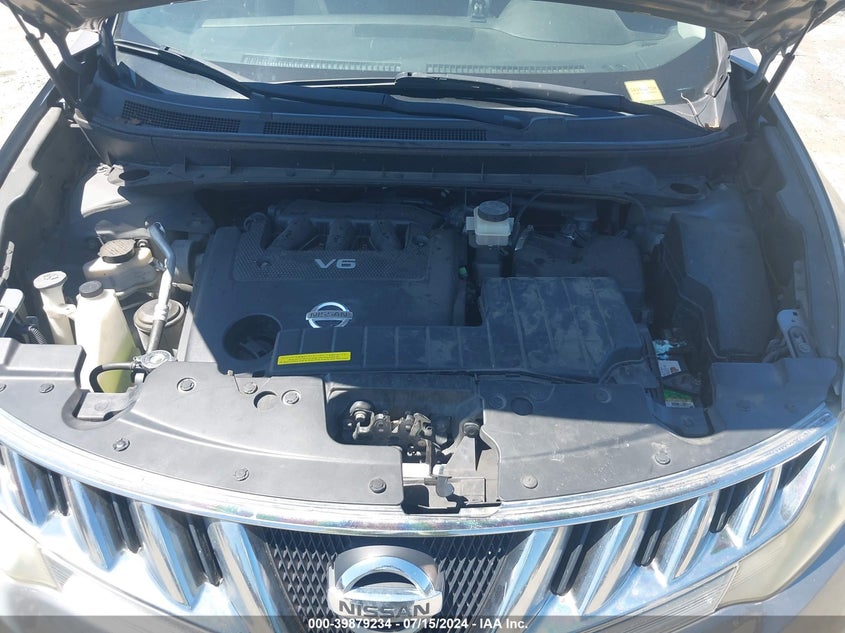2010 Nissan Murano Le VIN: JN8AZ1MW6AW122847 Lot: 39879234