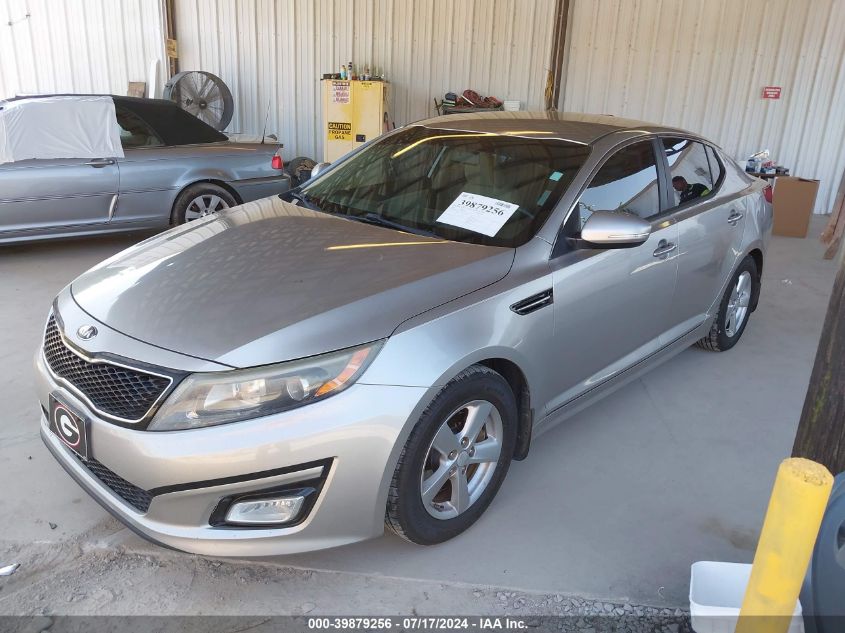 2015 Kia Optima Lx VIN: 5XXGM4A75FG360328 Lot: 39879256