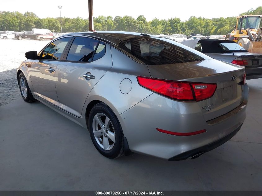 2015 Kia Optima Lx VIN: 5XXGM4A75FG360328 Lot: 39879256