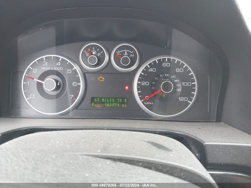 2007 Ford Fusion Sel VIN: 3FAHP08Z67R265684 Lot: 39879265