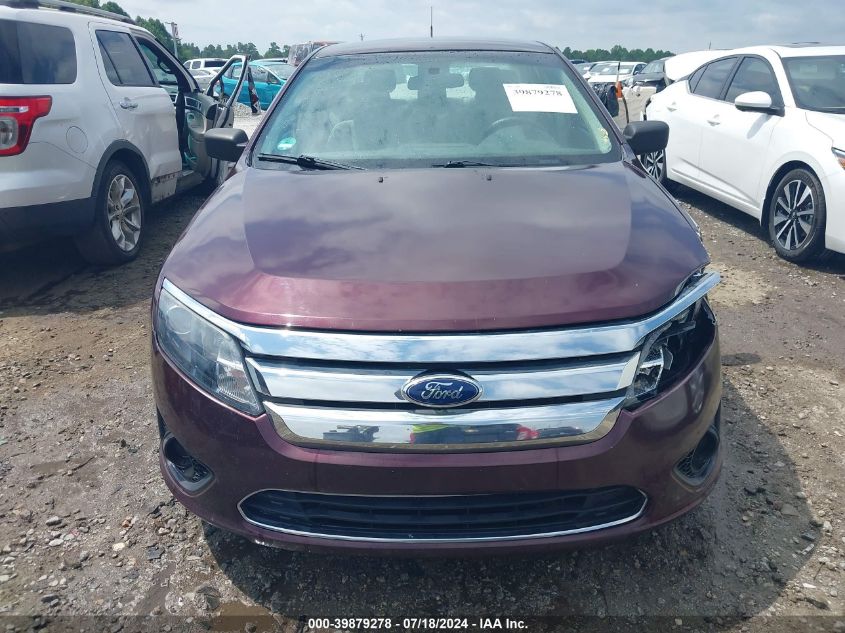 2011 Ford Fusion S VIN: 3FAHP0GA9BR332525 Lot: 39879278