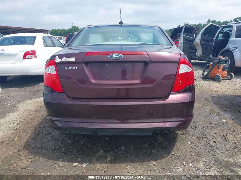 2011 Ford Fusion S VIN: 3FAHP0GA9BR332525 Lot: 39879278