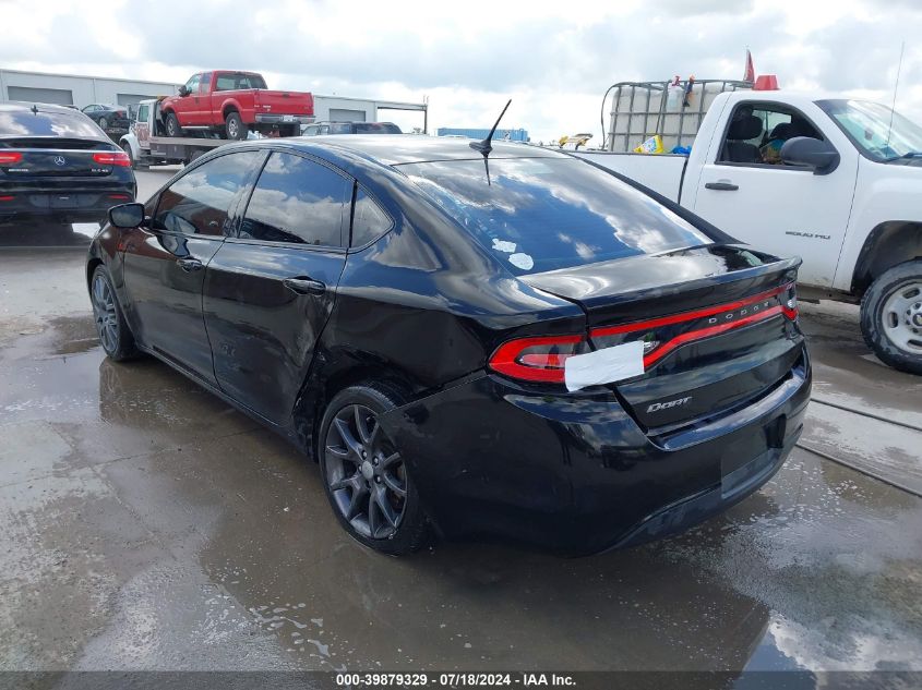 2015 Dodge Dart Se VIN: 1C3CDFAA7FD392461 Lot: 39879329