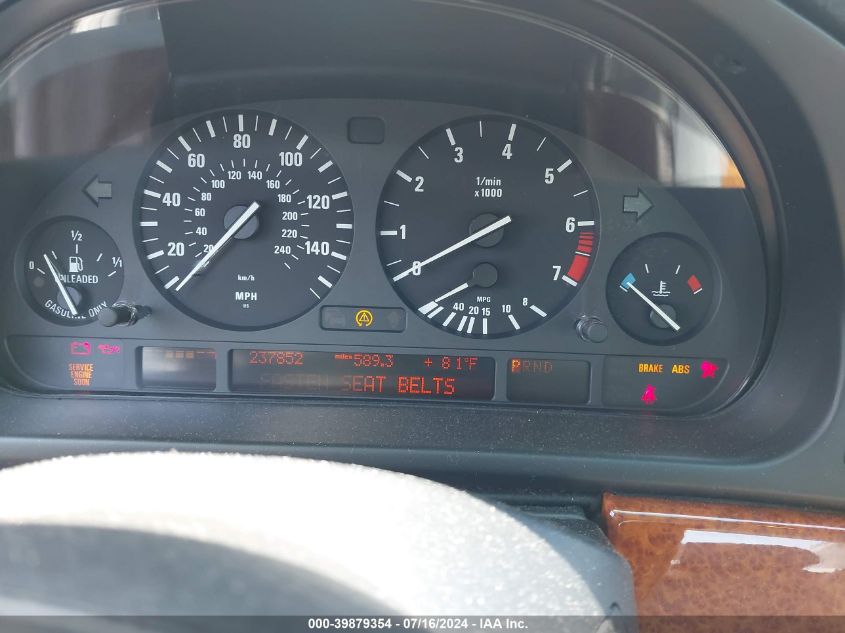 2002 BMW 530Ia VIN: WBADT63412CH93286 Lot: 39879354