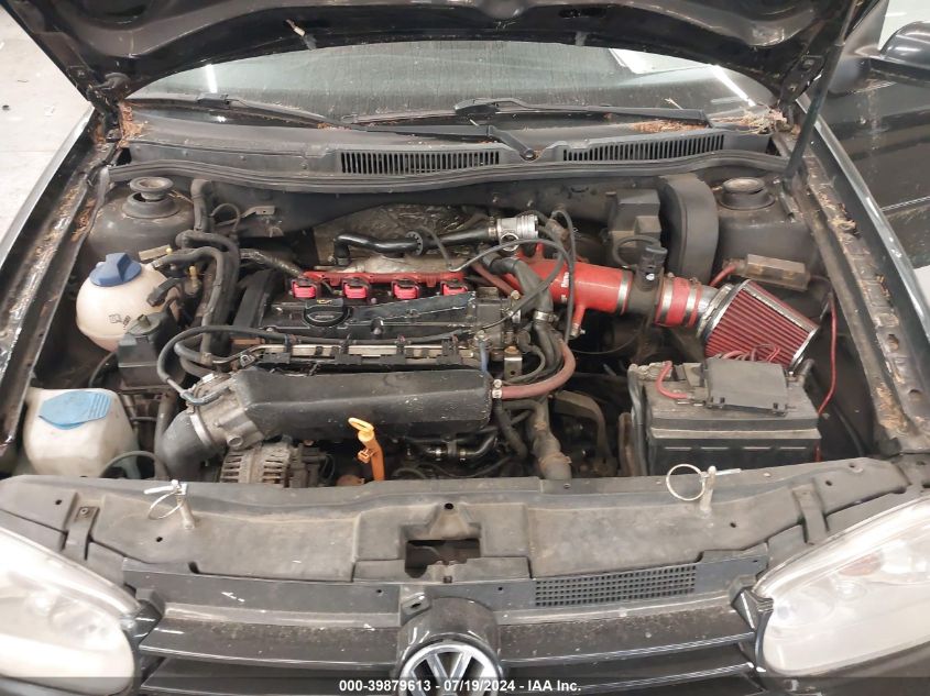 2003 Volkswagen Gti 1.8T/1.8T (A5) VIN: 9BWDE61J534037450 Lot: 39879613