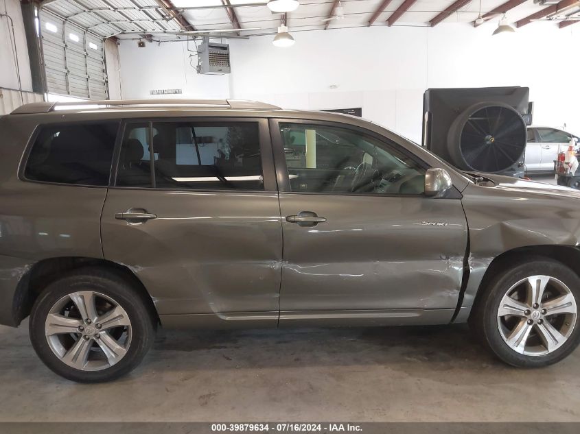 2008 Toyota Highlander Sport VIN: JTEES43A682088818 Lot: 39879634