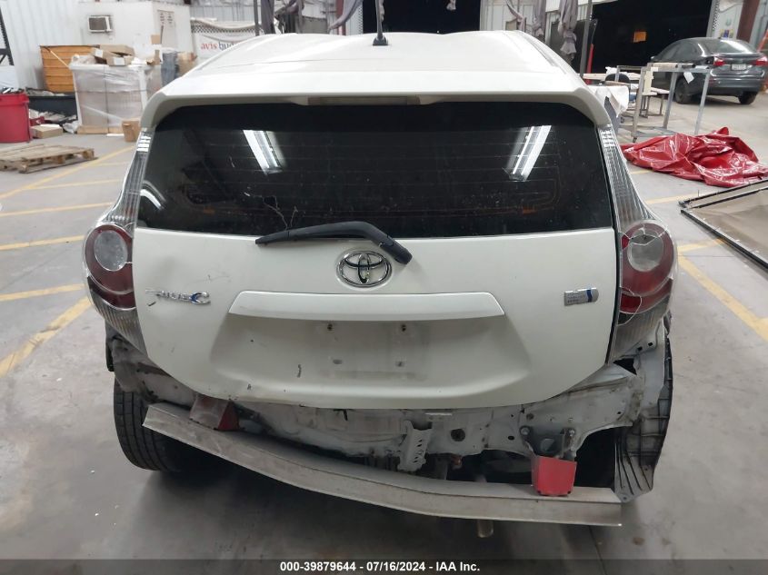 2012 Toyota Prius C Two VIN: JTDKDTB36C1003585 Lot: 39879644