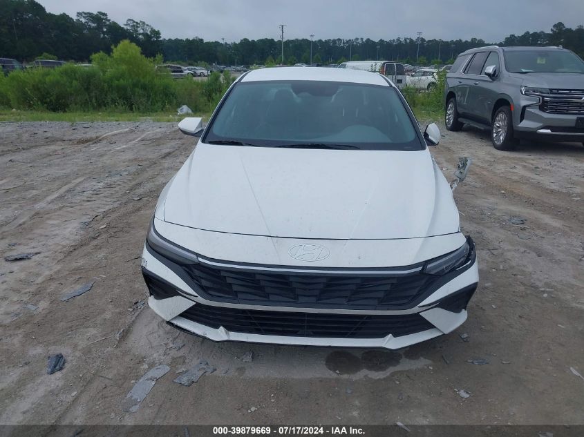 2024 Hyundai Elantra Sel VIN: KMHLM4DG0RU707536 Lot: 39879669