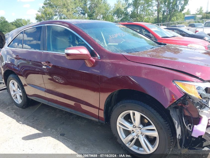 2015 Acura Rdx VIN: 5J8TB4H59FL006600 Lot: 39879688