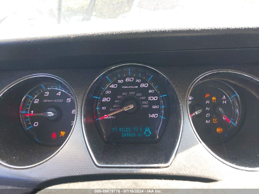 2011 Ford Taurus Sel VIN: 1FAHP2EW7BG103746 Lot: 39879776