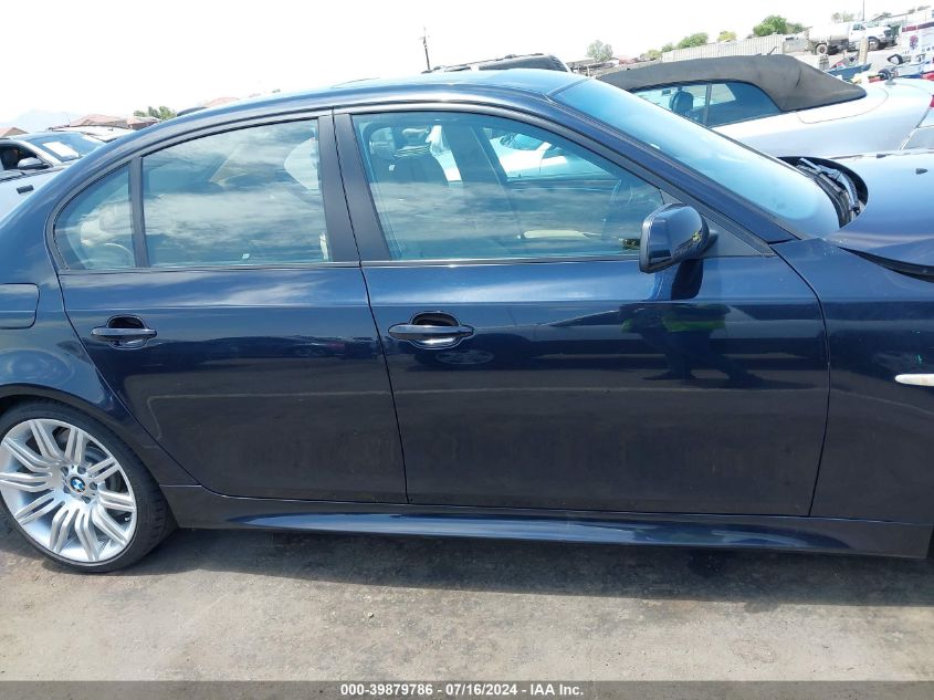 2008 BMW 550I VIN: WBANW53568CT54461 Lot: 39879786