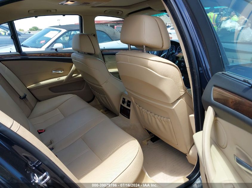 2008 BMW 550I VIN: WBANW53568CT54461 Lot: 39879786