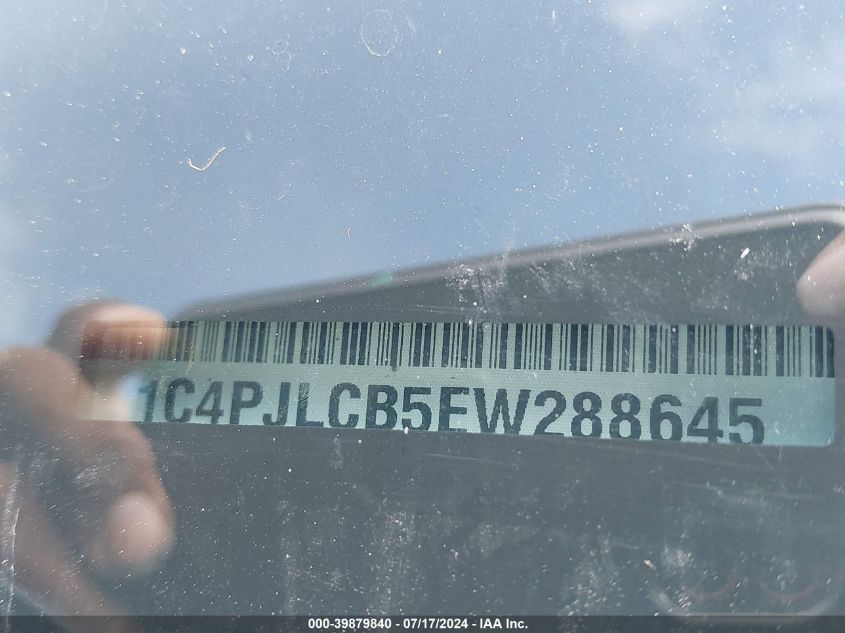 2014 Jeep Cherokee Latitude VIN: 1C4PJLCB5EW288645 Lot: 39879840