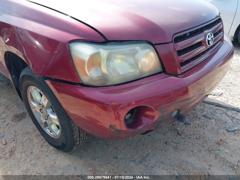 2007 Toyota Highlander Sport/Limited VIN: JTEEP21A870215782 Lot: 39879841