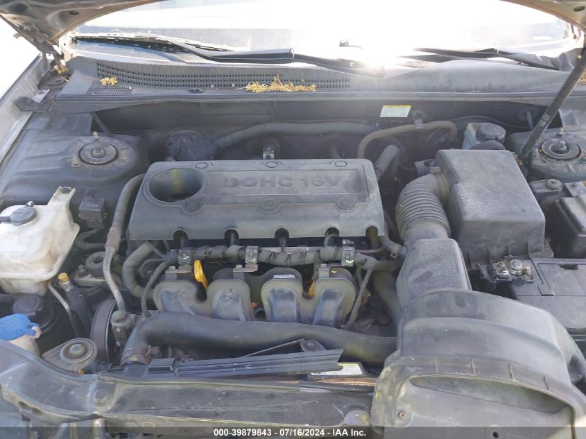 2009 Hyundai Sonata Gls VIN: 5NPET46C29H512896 Lot: 39879843