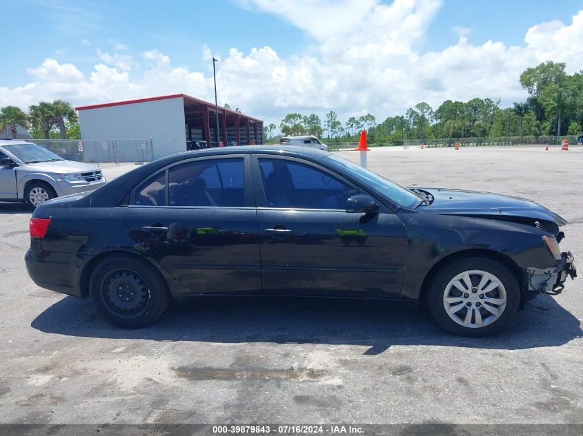 2009 Hyundai Sonata Gls VIN: 5NPET46C29H512896 Lot: 39879843