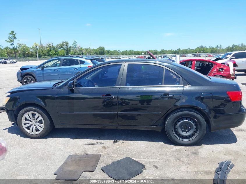 2009 Hyundai Sonata Gls VIN: 5NPET46C29H512896 Lot: 39879843