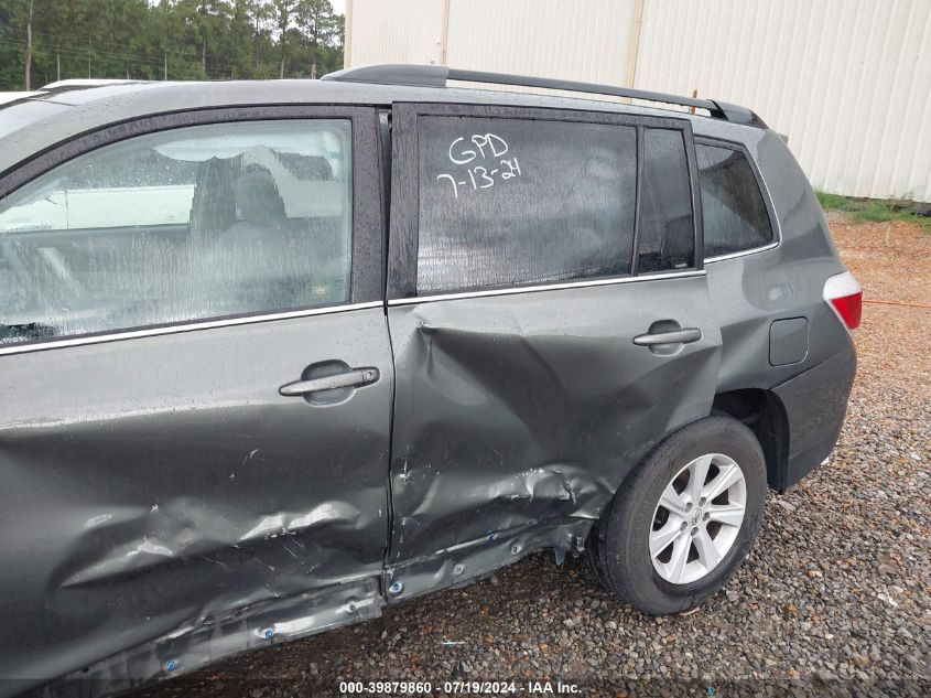 2013 Toyota Highlander Se V6 VIN: 5TDBK3EH9DS242937 Lot: 39879860