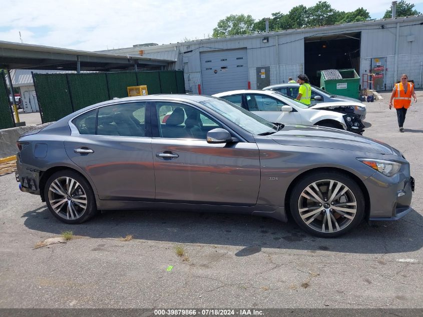 2018 Infiniti Q50 3.0T Sport VIN: JN1EV7AR0JM445025 Lot: 39879866