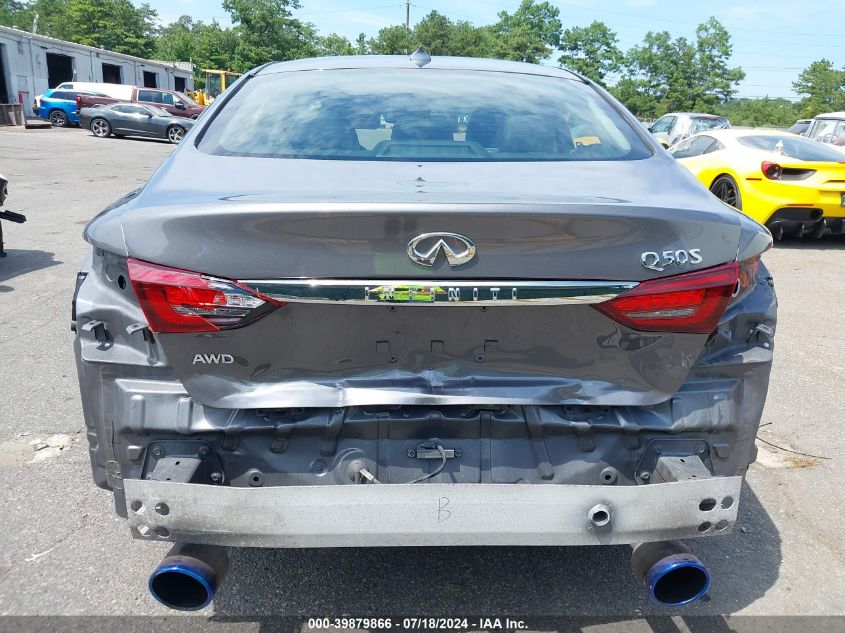 2018 Infiniti Q50 3.0T Sport VIN: JN1EV7AR0JM445025 Lot: 39879866