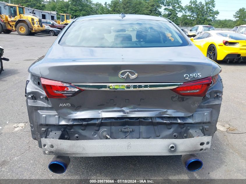 2018 Infiniti Q50 3.0T Sport VIN: JN1EV7AR0JM445025 Lot: 39879866