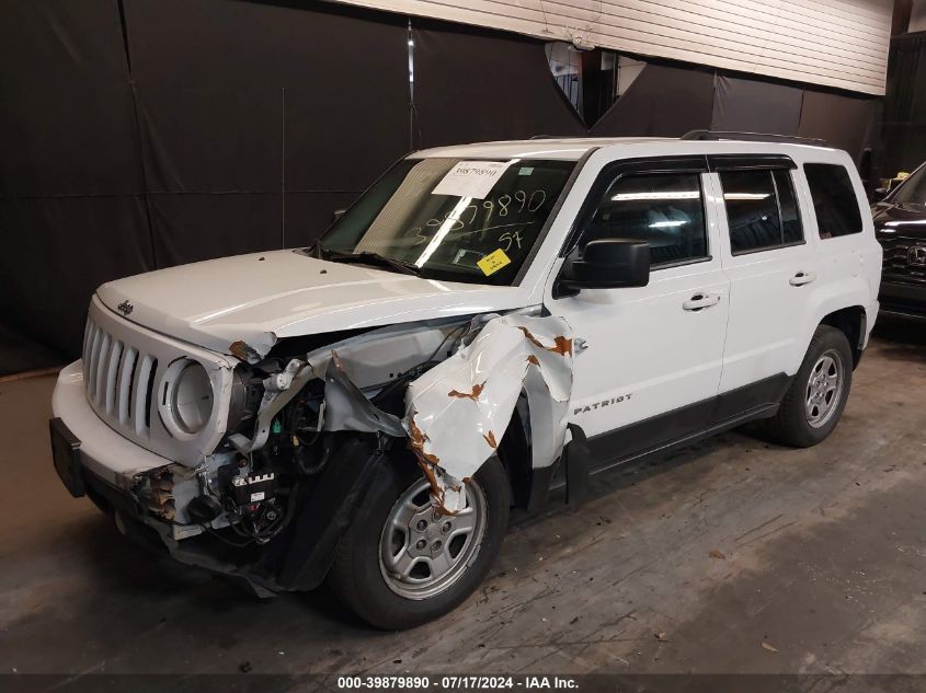 2015 Jeep Patriot Sport VIN: 1C4NJPBB4FD371366 Lot: 39879890