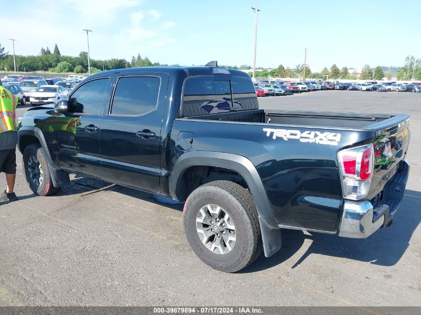 2022 Toyota Tacoma Double Cab/Sr/Sr5/Trd Sport/Trd Off Road/Trd Pro VIN: 3TMCZ5AN1NM491595 Lot: 39879894