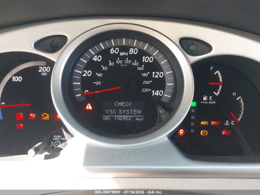 2007 Toyota Highlander Hybrid V6 VIN: JTEDW21A370017397 Lot: 39879897