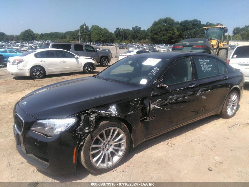 2013 BMW 750Li xDrive VIN: WBAYF8C58DD140039 Lot: 39879916