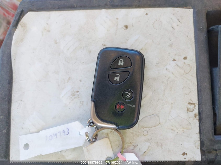 2012 Lexus Es 350 VIN: JTHBK1EG9C2477175 Lot: 39879922