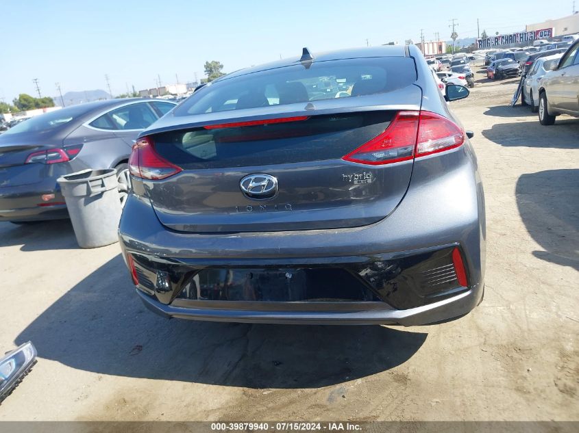 2019 Hyundai Ioniq Hybrid Blue VIN: KMHC65LC0KU180053 Lot: 39879940