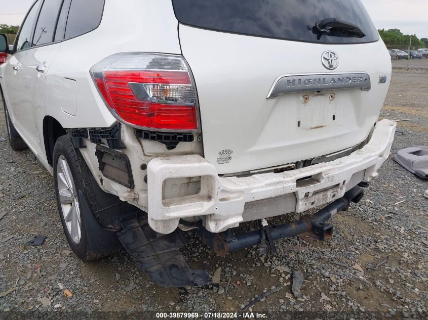 2010 Toyota Highlander Hybrid VIN: JTEBW3EH2A2038046 Lot: 39879969