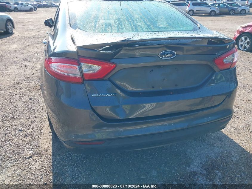 2016 Ford Fusion S VIN: 3FA6P0G76GR327625 Lot: 39880028