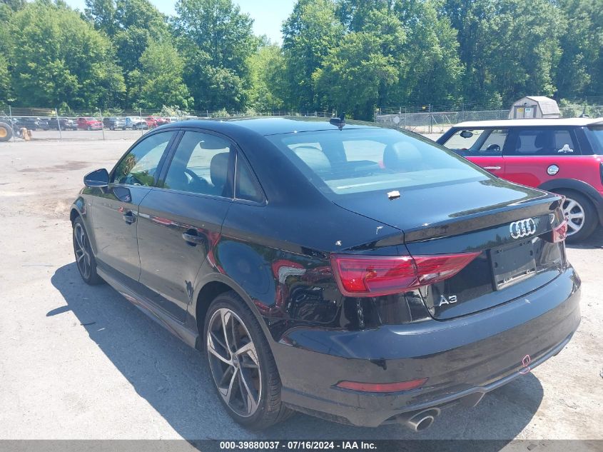 2020 Audi A3 Premium Plus 45 Tfsi S Line Quattro S Tronic VIN: WAUJEGFF5LA105624 Lot: 39880037