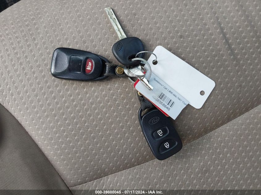 2012 Kia Sorento Lx VIN: 5XYKT3A61CG279736 Lot: 39880045