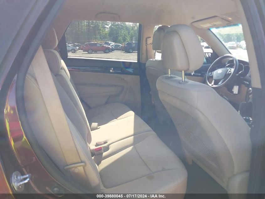 2012 Kia Sorento Lx VIN: 5XYKT3A61CG279736 Lot: 39880045