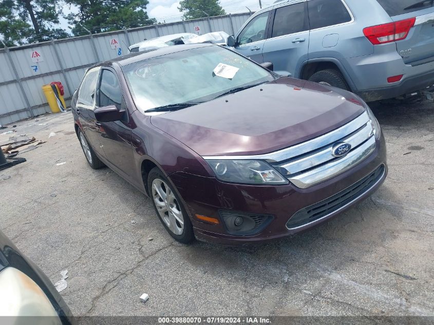 2012 Ford Fusion Se VIN: 3FAHP0HA2CR372705 Lot: 40737279