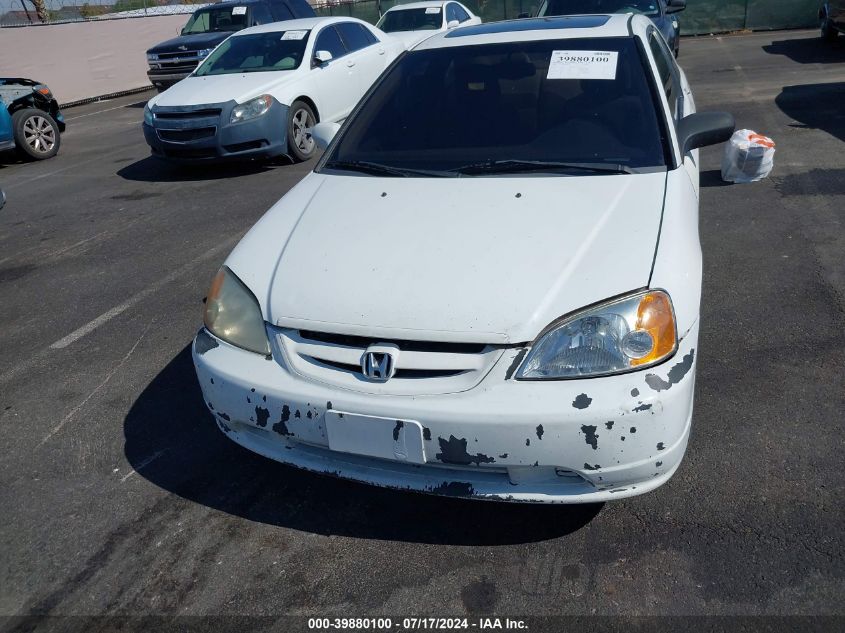 2003 Honda Civic Ex VIN: 1HGEM229X3L036848 Lot: 39880100