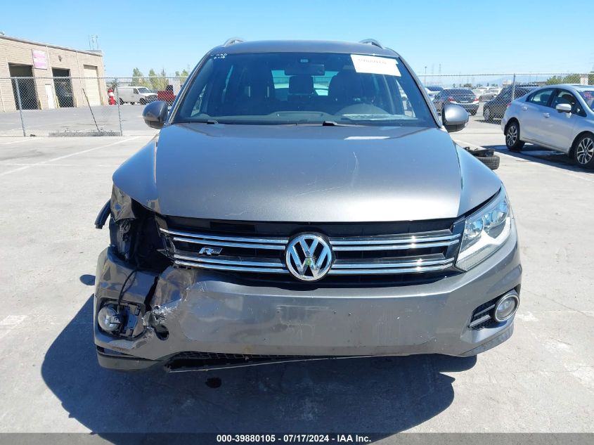 2016 Volkswagen Tiguan R-Line VIN: WVGAV7AX3GW006856 Lot: 39880105