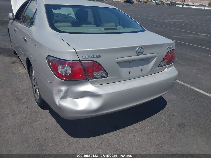 2004 Lexus Es 330 VIN: JTHBA30G140017463 Lot: 39880123