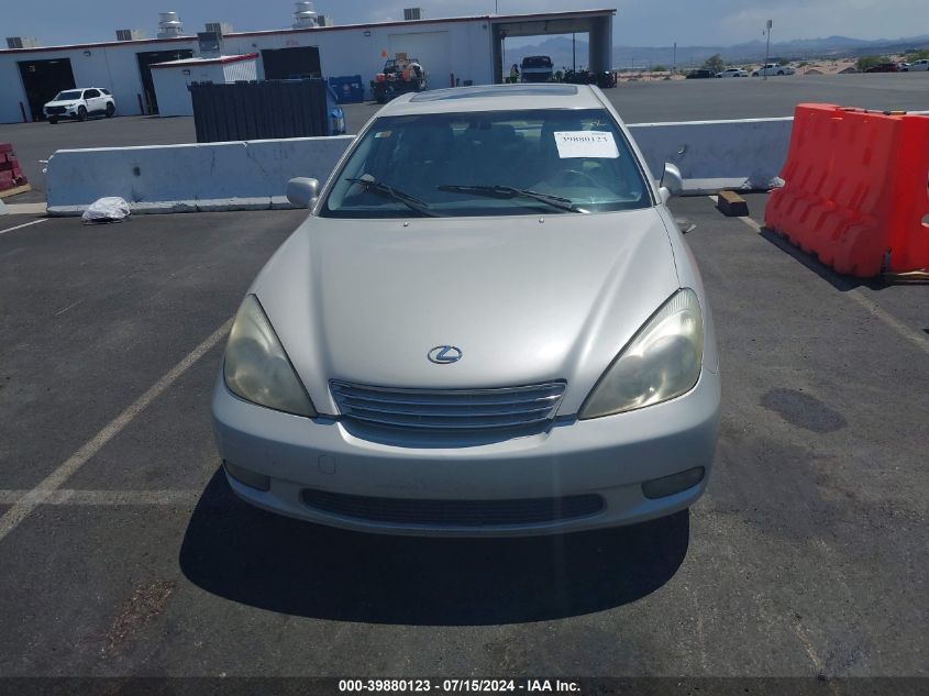 2004 Lexus Es 330 VIN: JTHBA30G140017463 Lot: 39880123
