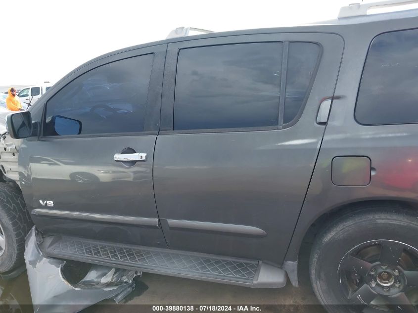 2006 Nissan Armada Se/Le VIN: 5N1AA08A56N727298 Lot: 39880138