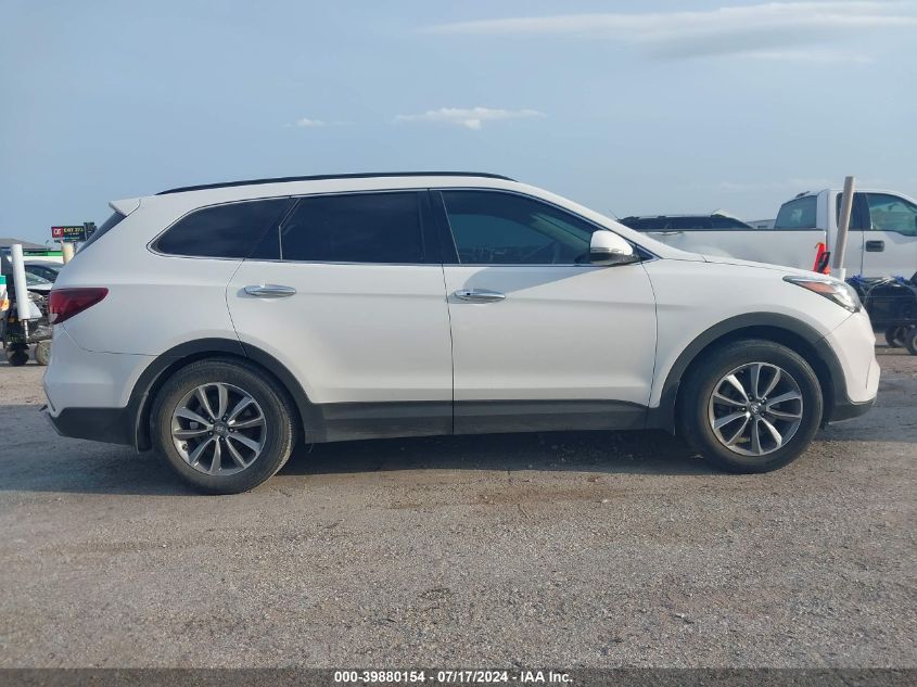 2017 Hyundai Santa Fe Se VIN: KM8SN4HF7HU247624 Lot: 39880154