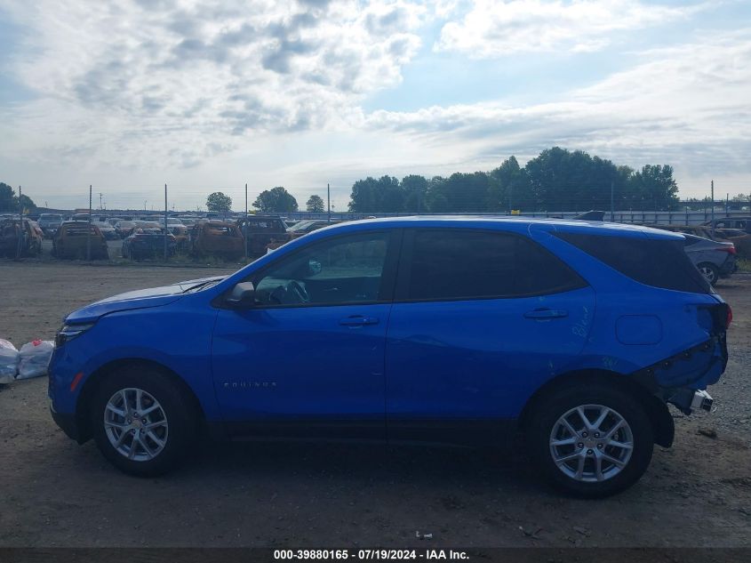 2024 Chevrolet Equinox Ls VIN: 3GNAXHEG5RL161911 Lot: 39880165