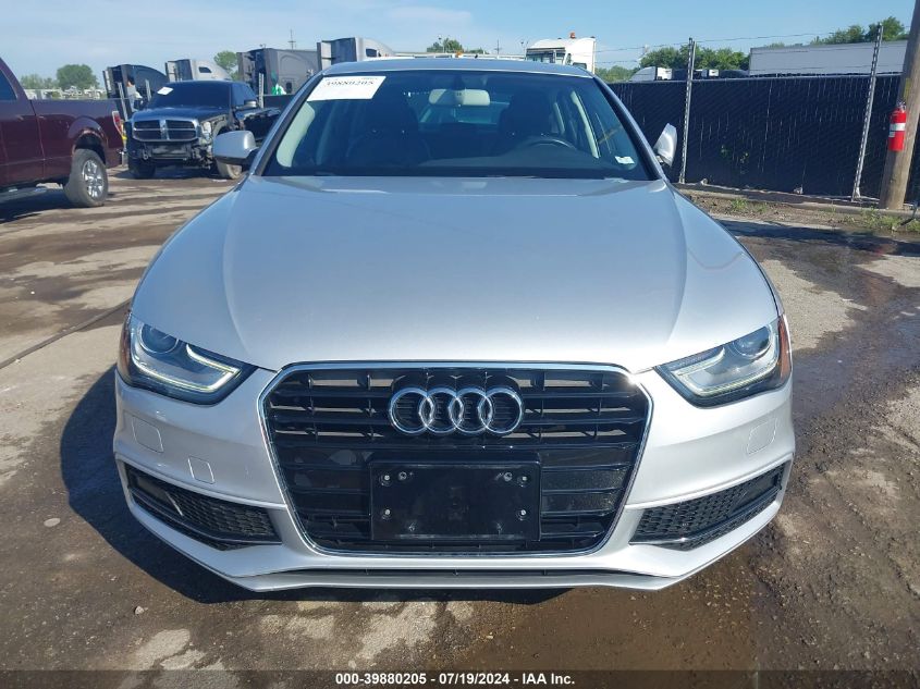 2014 Audi A4 2.0T Premium VIN: WAUAFAFL4EN035190 Lot: 39880205